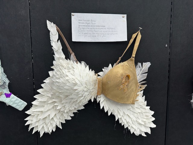Student art for BRA Project raises breast cancer awareness